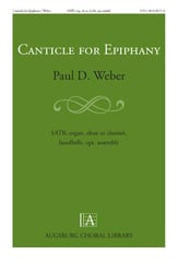 Canticle for Epiphany SATB choral sheet music cover